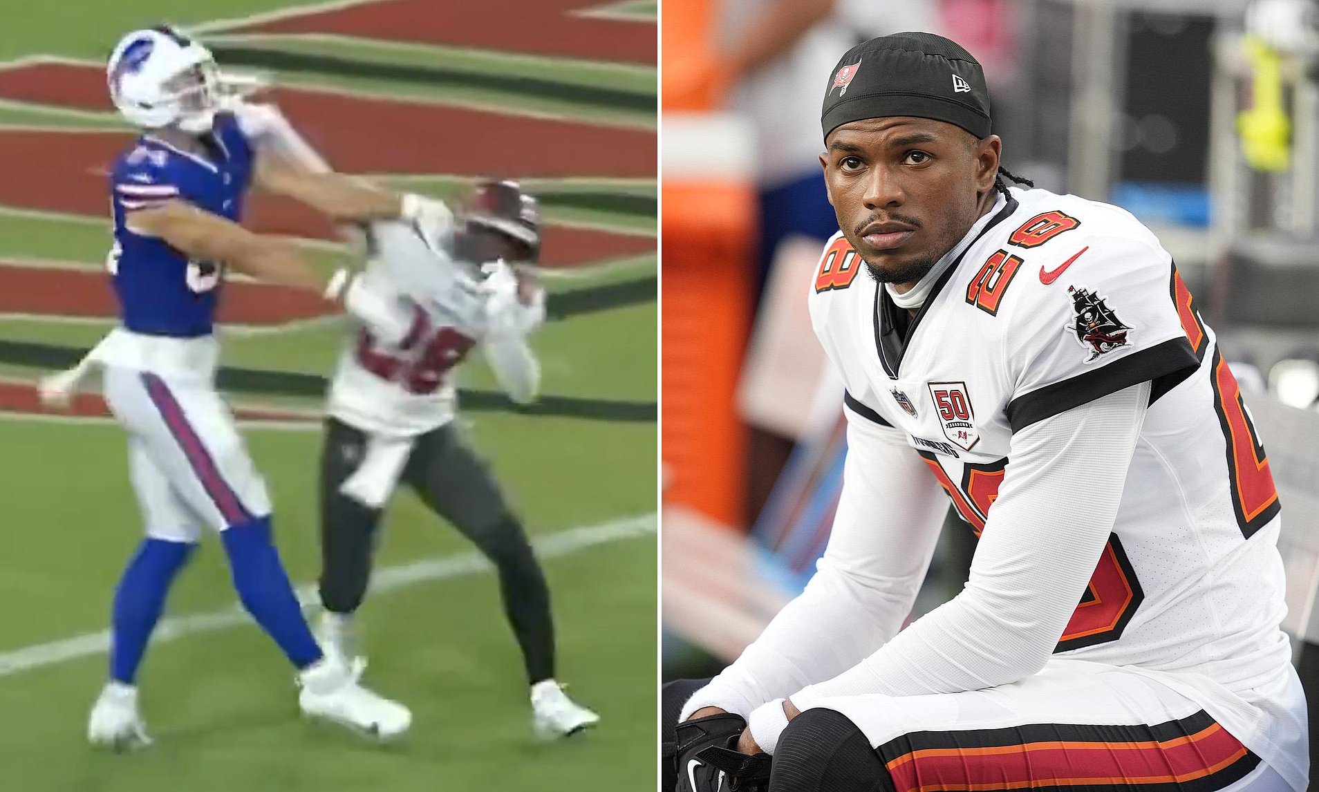 Shilo Sanders puts NFL career in jeopardy after being ejected for throwing  a punch at Bills rival