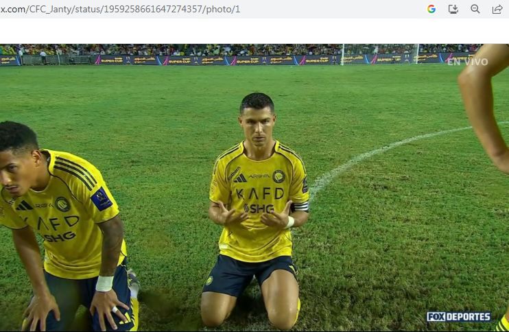 Viral! Rahasia Doa Ronaldo Saat Adu Penalti Al Nassr vs Al Ahli