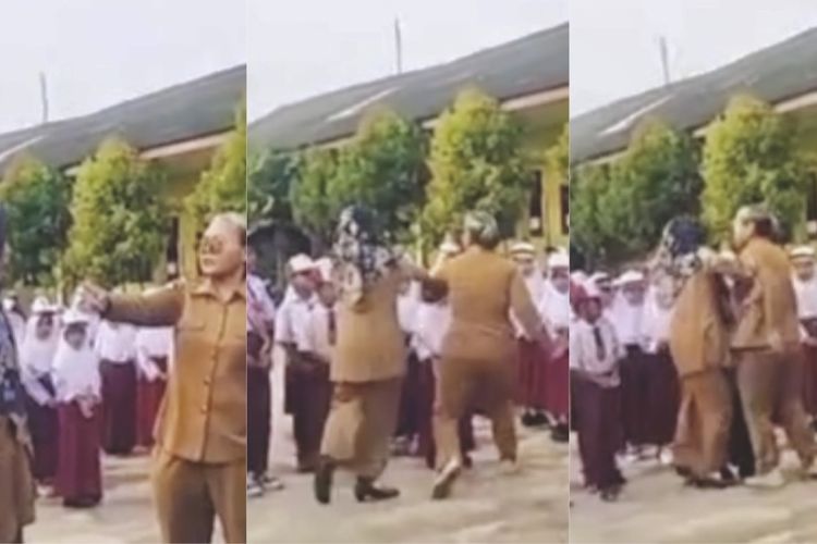 Guru di Lampung Ancam Murid Saat Upacara Bendera