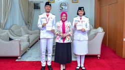 Wagub Fatmawati Sambut Paskibraka Sulsel, Tabungan Pendidikan Jadi Kado Bangga