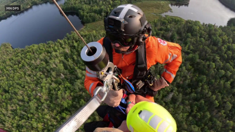 A rescue in Voyageurs National Park put a new State Patrol helicopter to the test