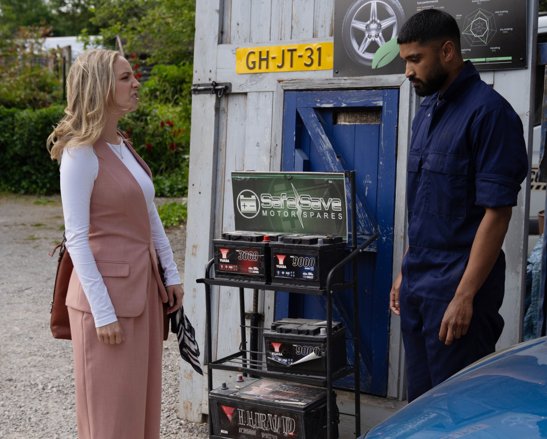 A very innocent Kammy Hadiq faces more drama (Picture: ITV)