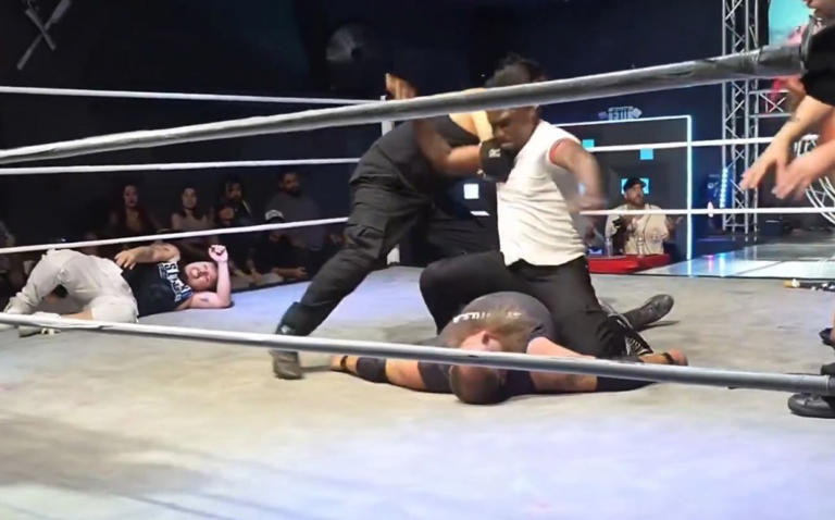 Rampage Jackson’s son Raja ‘pummels pro wrestler’ in horrifying video ...