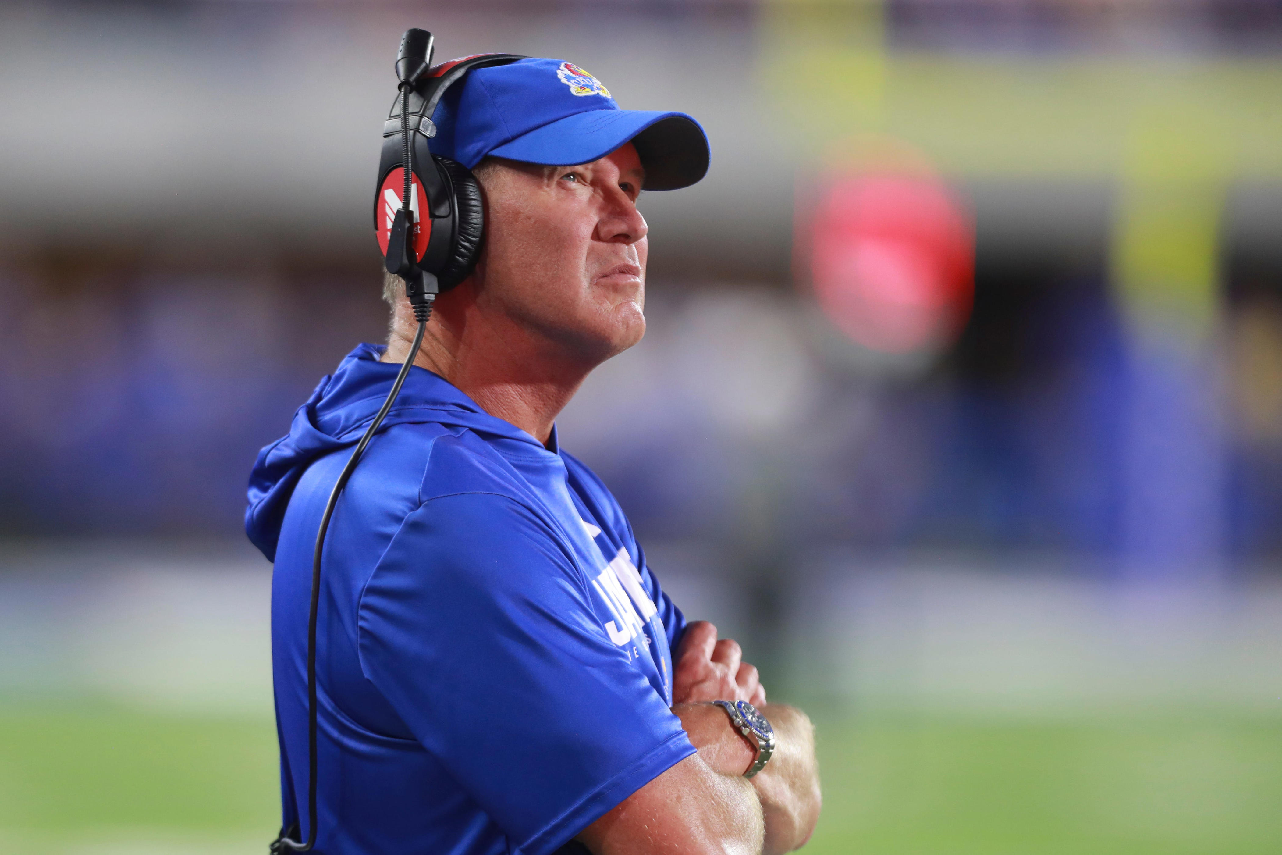 Lance Leipold provides spring ball injury updates for Kansas football