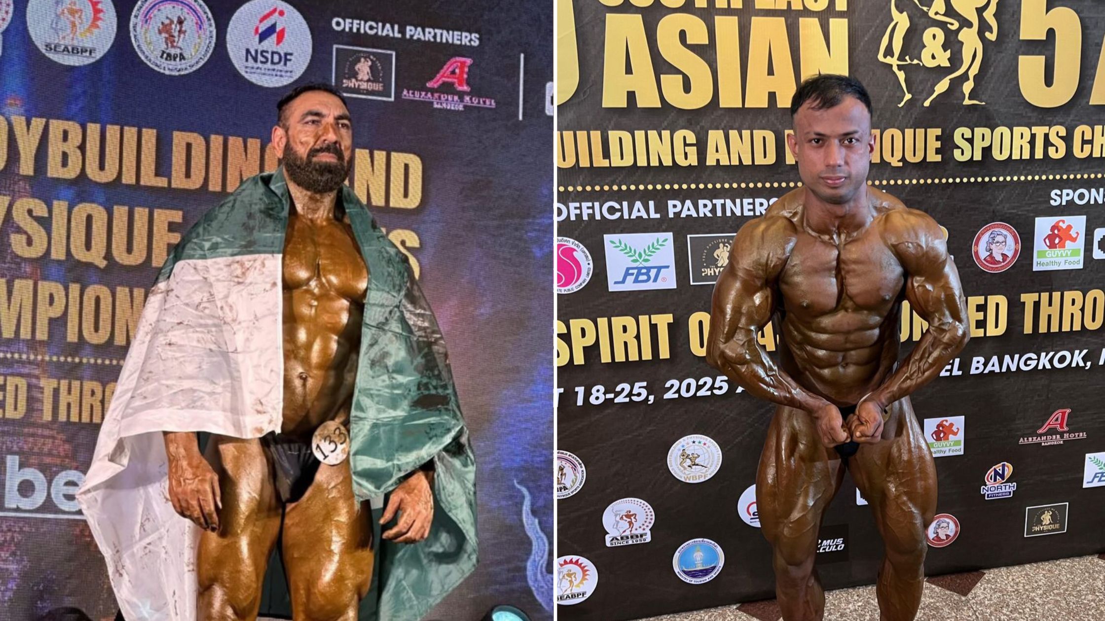 Firasat dan Ejaz Pakistan bersinar dengan emas di Kejuaraan Asia