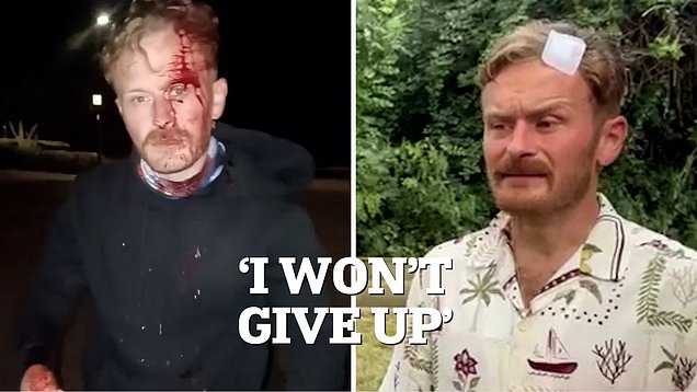 Man petrol bombed after putting up flags vows he will never give up