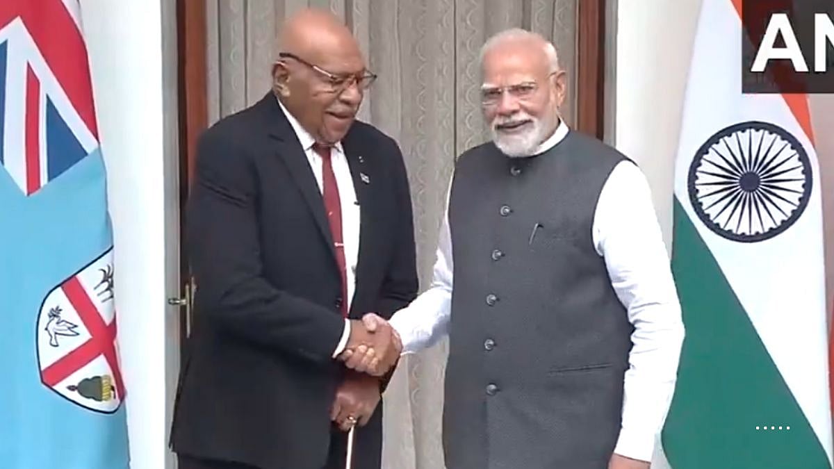 Fijian Prime Minister Rabuka Meets PM Modi Today During First Official ...
