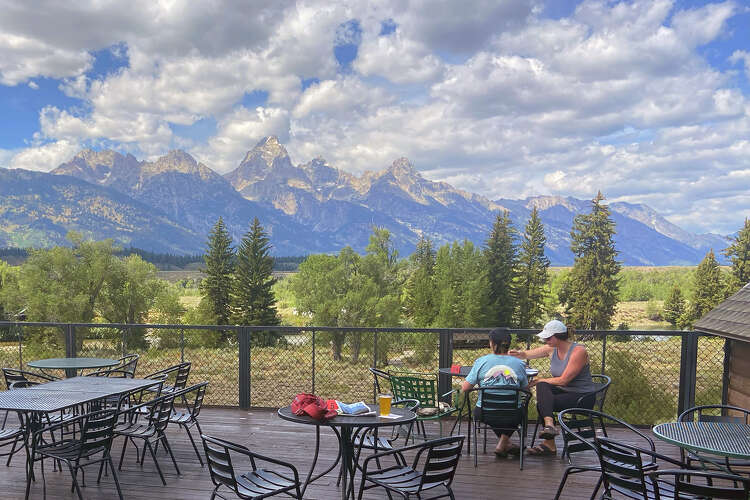 The best place for an after-hike meal in Grand Teton National Park