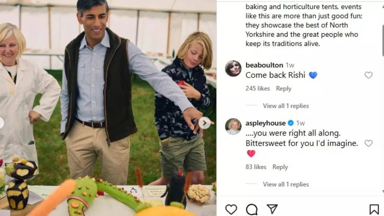 'You were right all along' back Rishi' posts on exUK PM's
