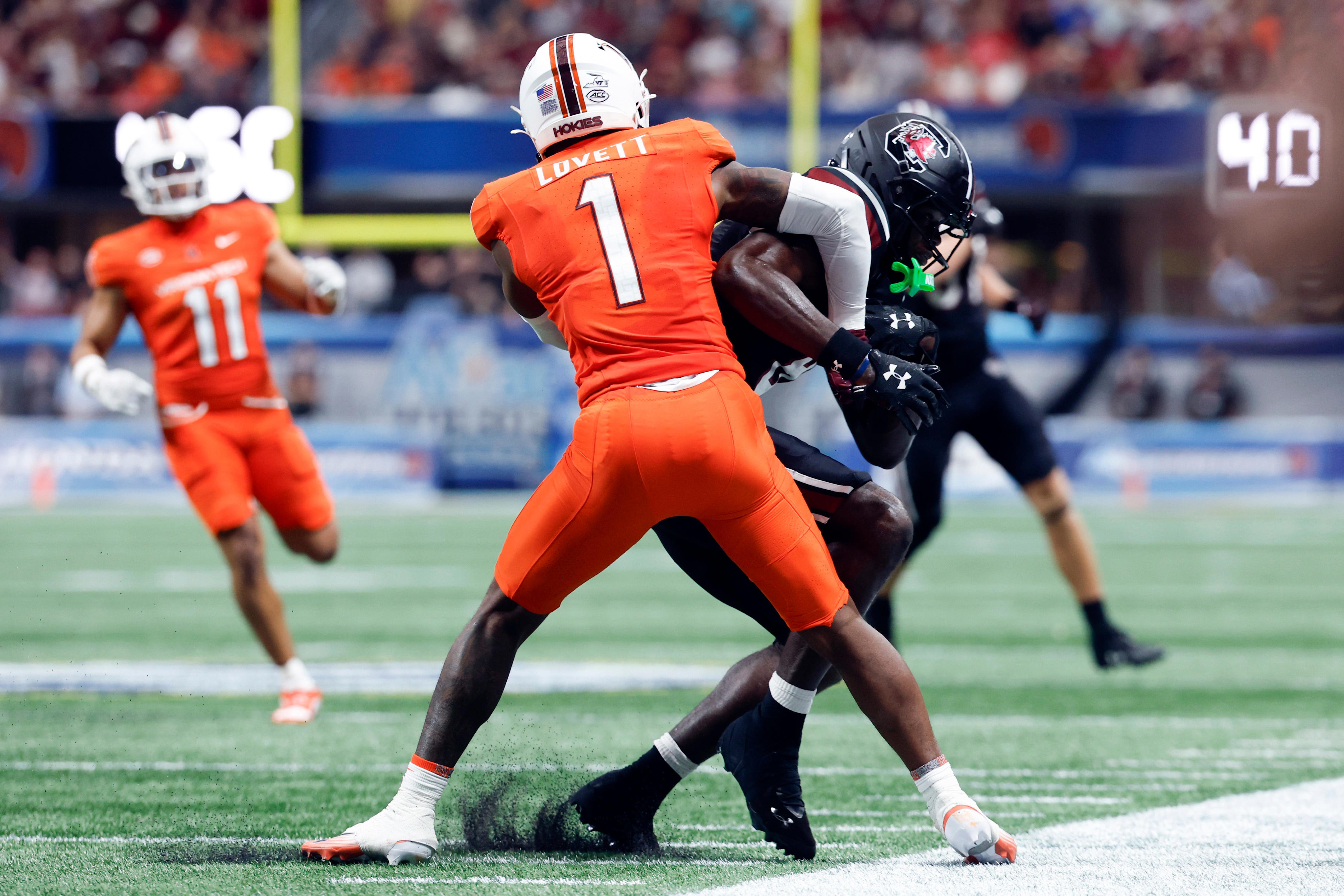 How South Carolina football's Nyck Harbor showed vs Virginia Tech this ...