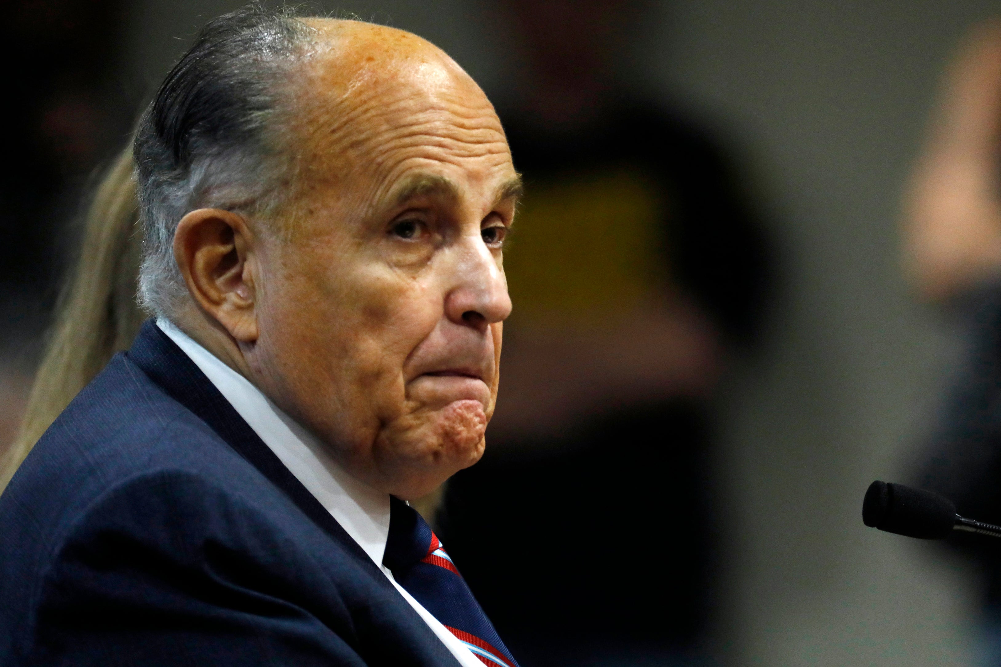Rudy Giuliani’s car was hit from behind on a New Hampshire highway, his spokesperson says (AFP/Getty)