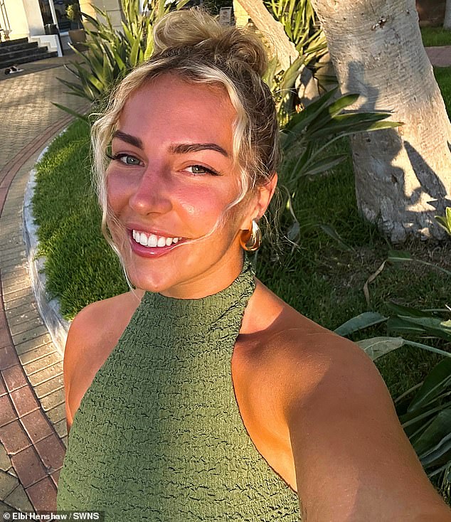 Elbi Henshaw, 23, (pictured) from north London, set off for Dubai in January after falling in love with the Arabian peninsula while on holiday there