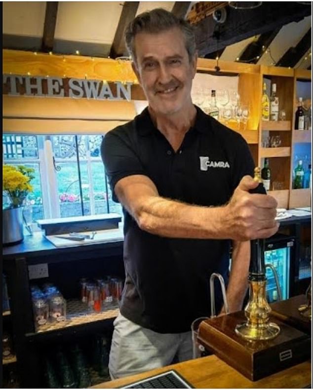 Hollywood star becomes voluntary barman at local village pub to save it