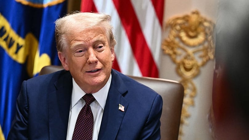 Donald Trump wants you to know he's OK. / Mandel Ngan / AFP via Getty Images