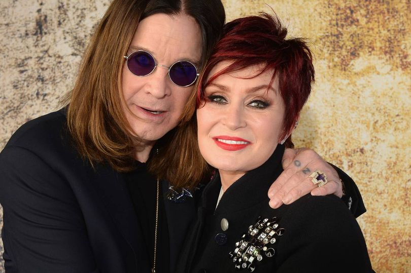 Sharon and Ozzy posing for a selfie