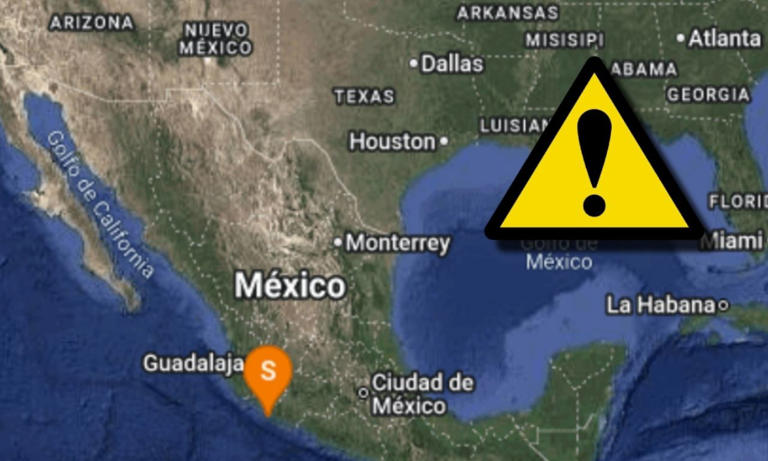 El sismo se registro a las 14:39 horas