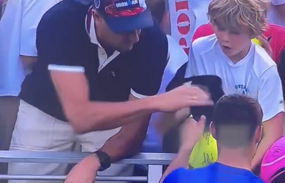 The tennis fan who stole a boy's cap at the US Open finally speaks out
