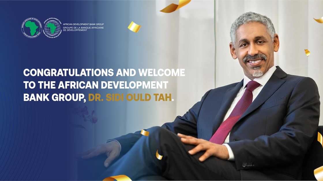 Sidi Tah has been sworn in as the 9th AfDB president. Photo: AfDB Group. Source: Twitter