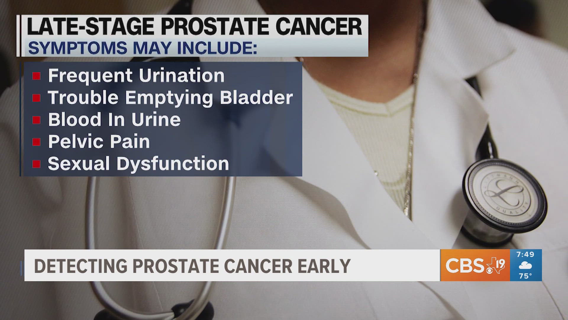 Detecting prostate cancer early