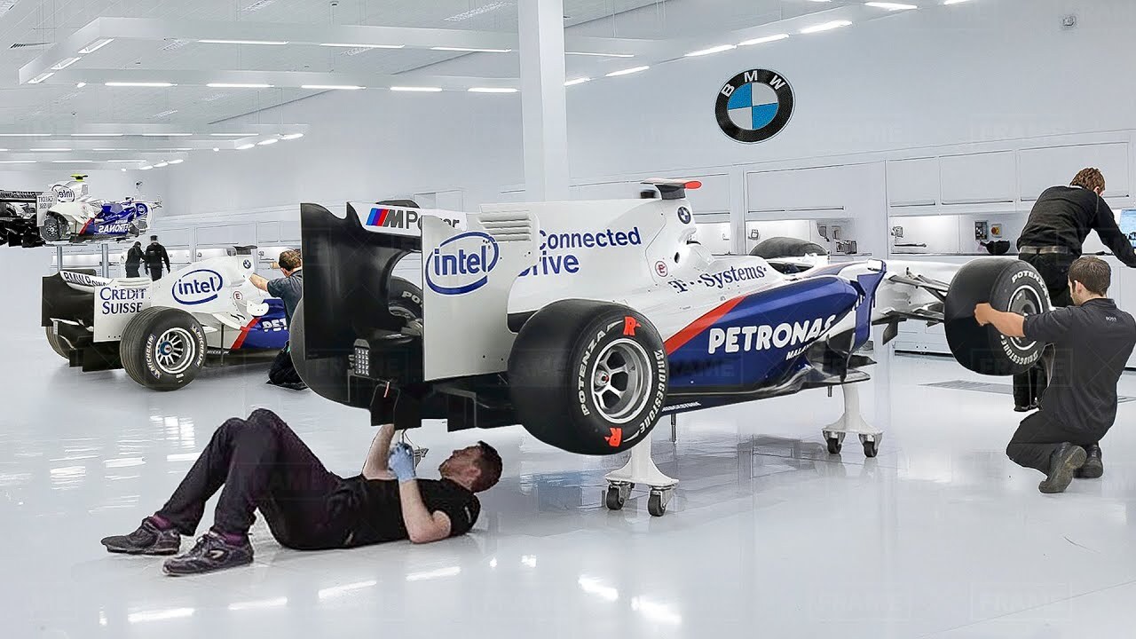 How Super Expensive Formula 1 Cars Are Produced Inside Surgical-Clean ...