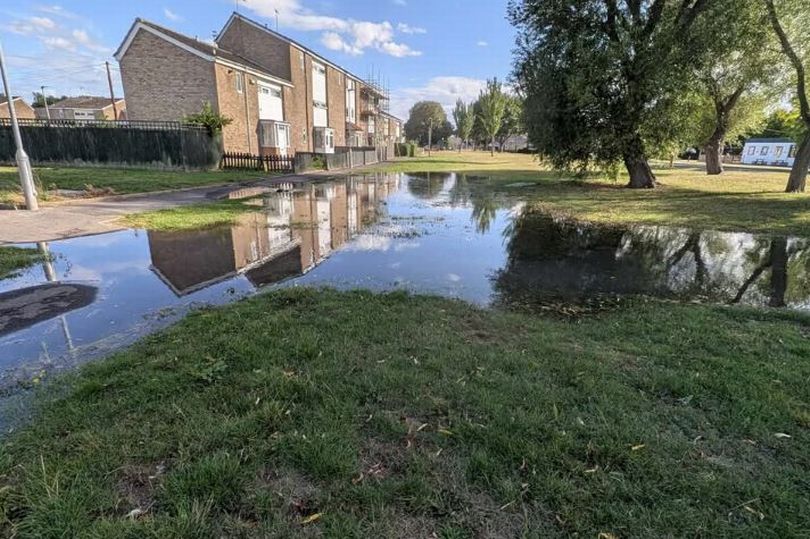 Resident's frustration as water pipe leak 'getting worse, yet can't use