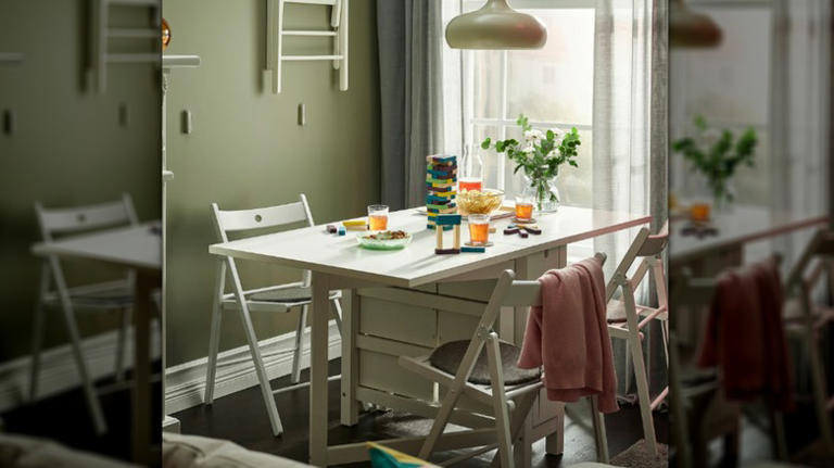 This Genius Ikea Foldable Dining Table Is Perfect For Small Apartments