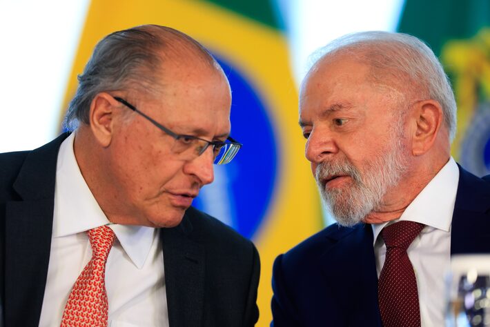 O presidente Lula anunciou Alckmin de novo como seu vice na chapa eleitoral de 2026 Foto: Wilton Junior / Estadão