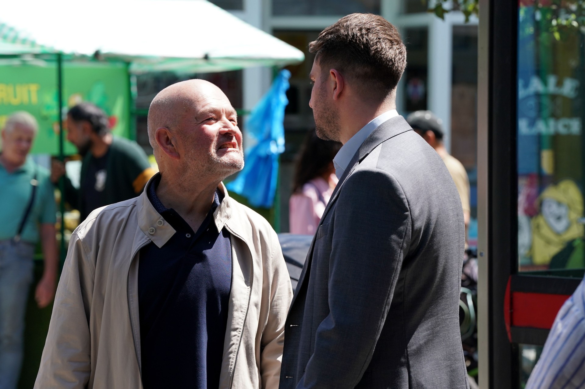 A blast from the past for Callum (Picture: BBC/Jack Barns/Kieron McCarron)