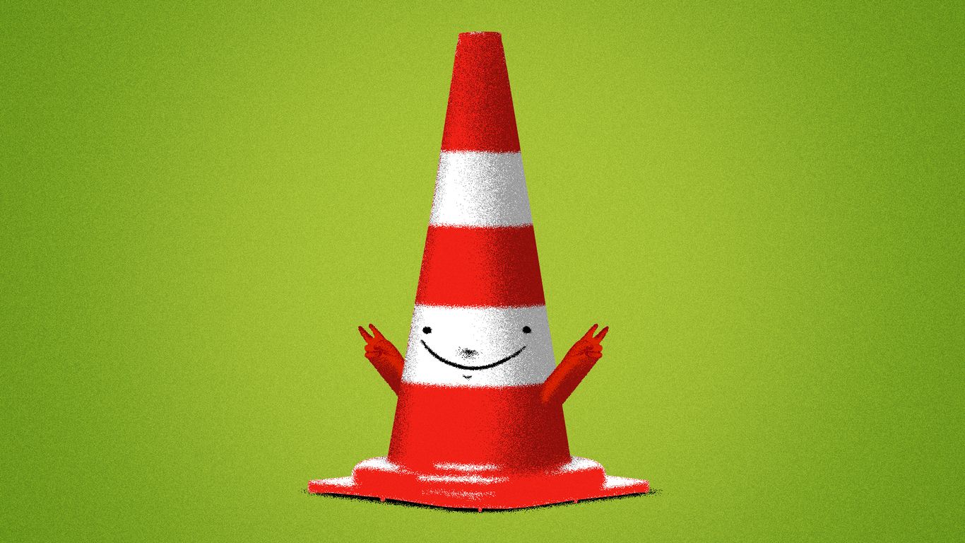 There's a TikTok famous traffic cone with legs taking over VCU