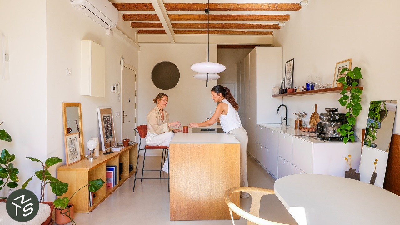 Small Barcelona Apartment Transformed with Danish Minimalism, 42sqm/452sqft - Danish Minimalist Apartment