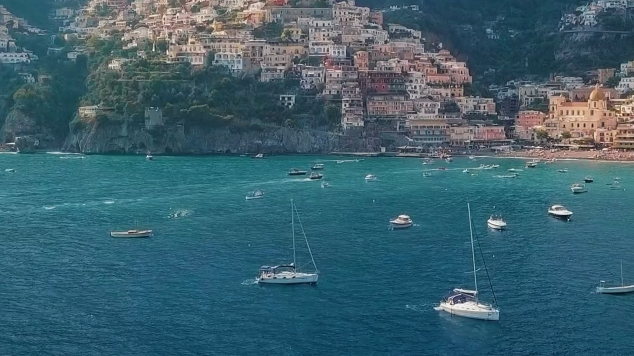 Boats in the ocean