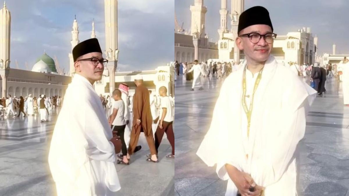 Pertama kali umroh setelah mualaf, Ruben Onsu sampai berderai air mata, pengalamannya sangat indah dan lancar. (Instagram Ruben Onsu)