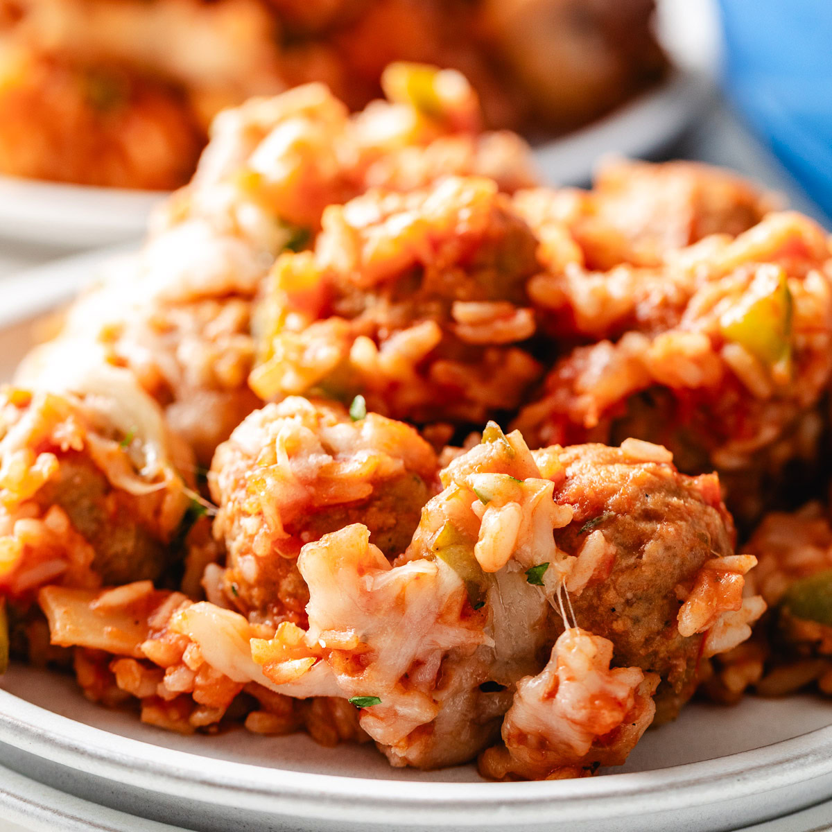 One pot meatballs and rice