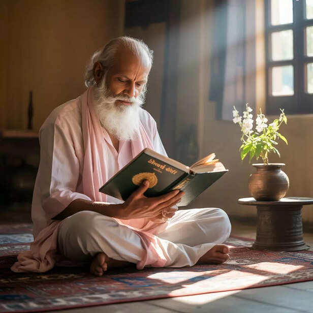 Reading shlokas