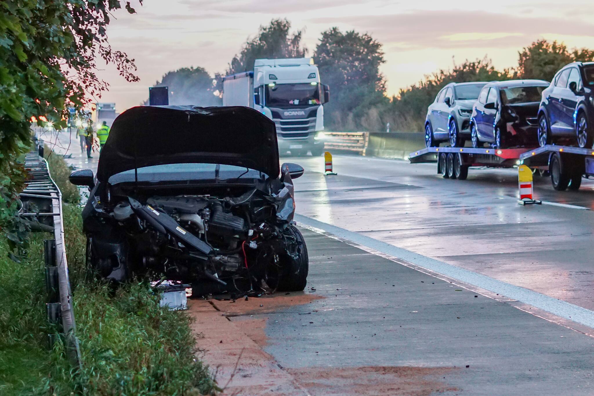 Unfall A14 Dobeln