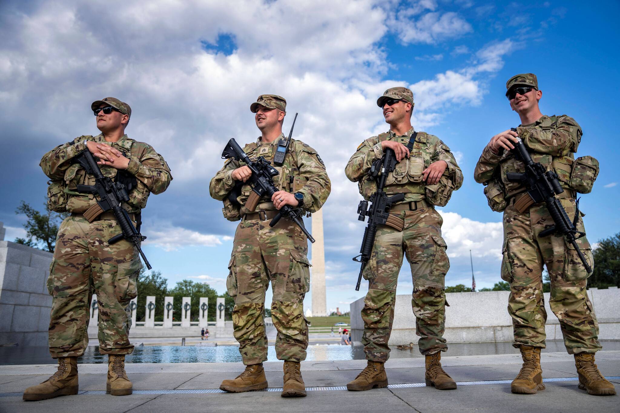 Nationalgarde in Washington: Vor der Abschiebung ein paar argentinische ...