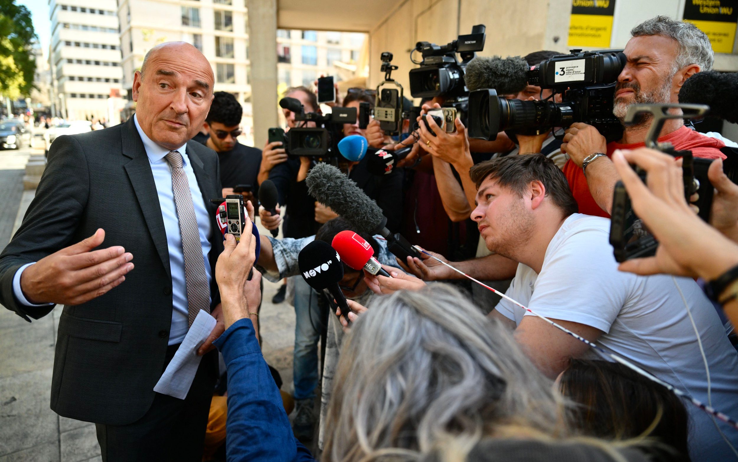 Nicolas Bessone, the Marseille public prosecutor, says the suspect tried to stab people at random and ‘without provocation’ - CHRISTOPHE SIMON/AFP via Getty Images