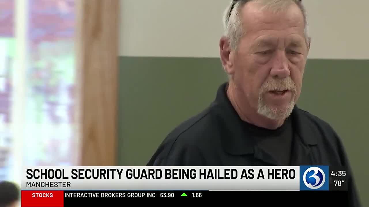 Manchester school security guard saves 3 lives in 18 months