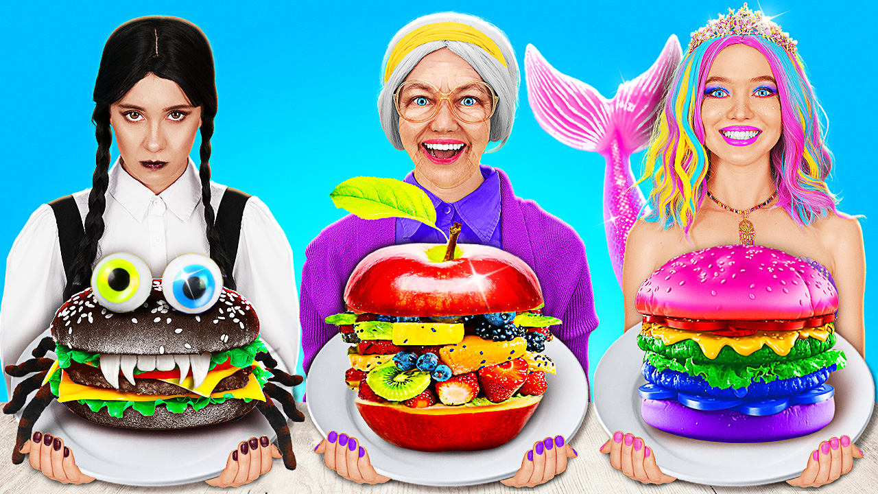 Mermaid, grandma, and Wednesday's epic cooking face-off