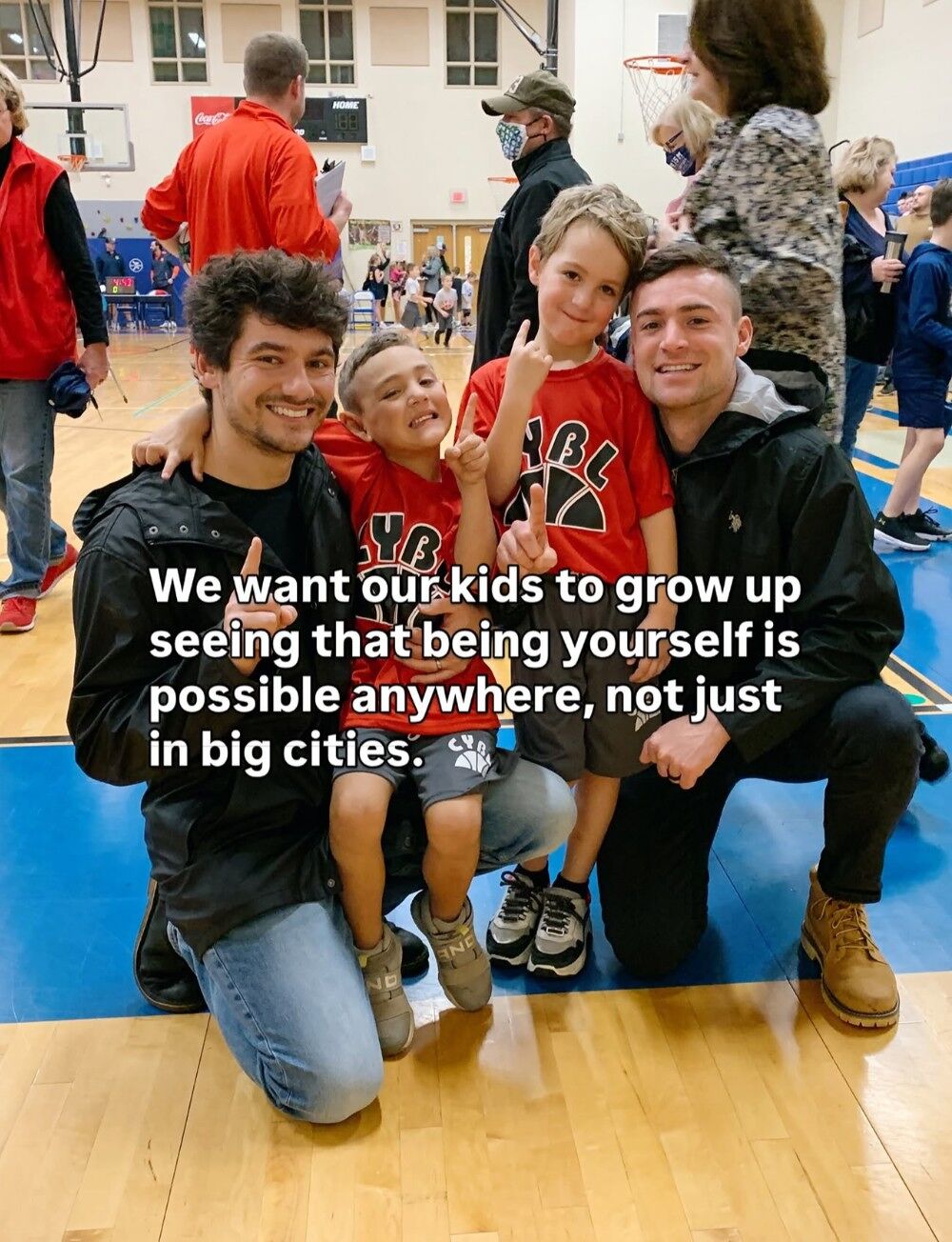 This gay influencer couple explain why it’s important for them to live in a small town & not a big city