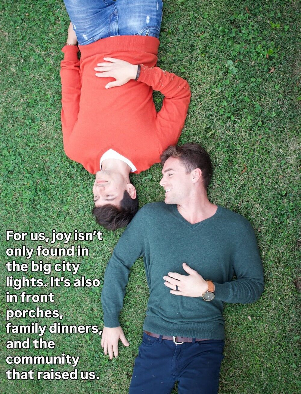 This gay influencer couple explain why it’s important for them to live in a small town & not a big city