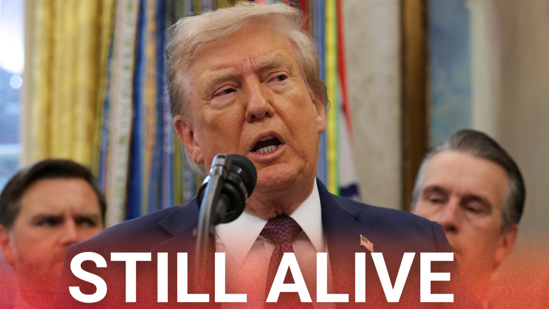 Trump is still alive, causing widespread leftie hysteria