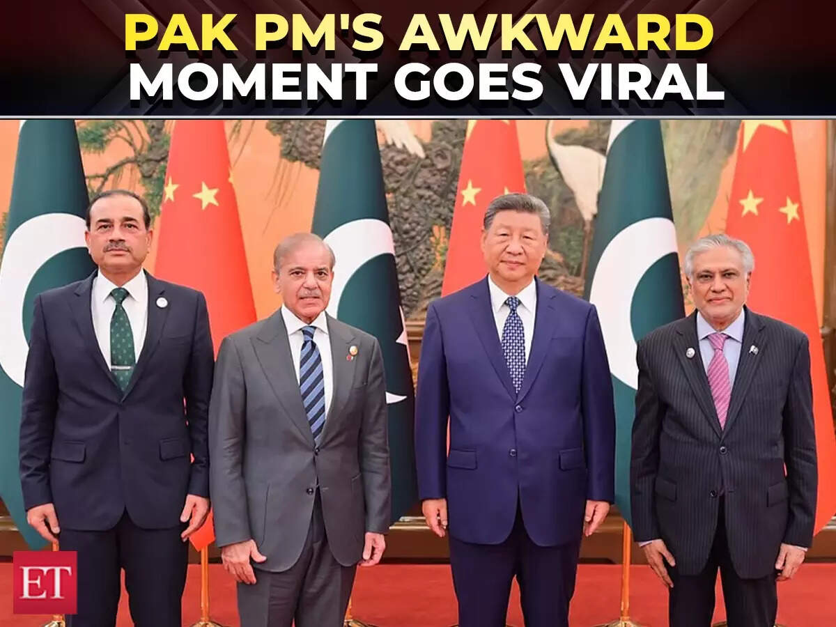 Pakistan PM Shehbaz Sharif's awkward moments at China's WW2 Victory Day