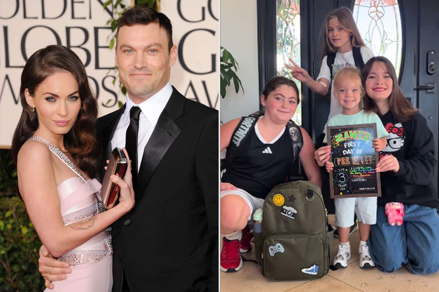 Megan Fox and Brian Austin Green’s 3 Kids Pose in Rare Photo for Half