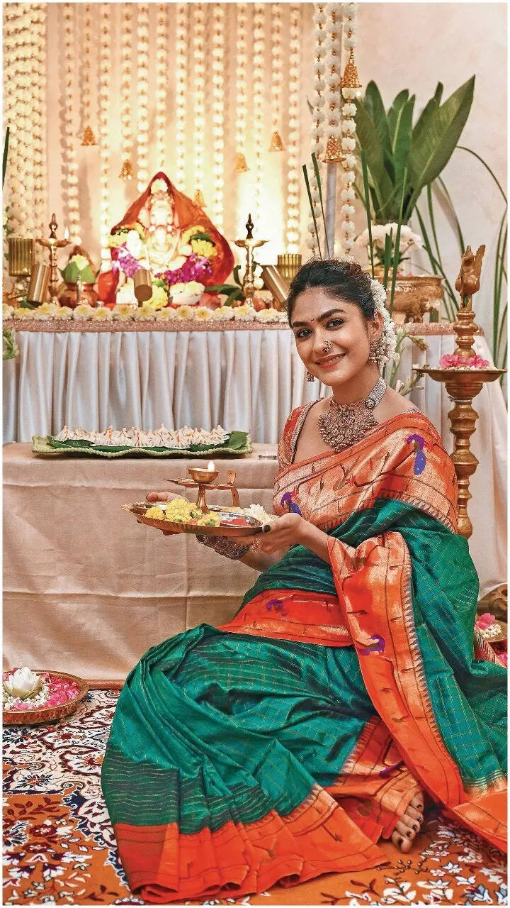 Exclusive: Mrunal Thakur brings Bappa home! Says this year marks the 62nd year