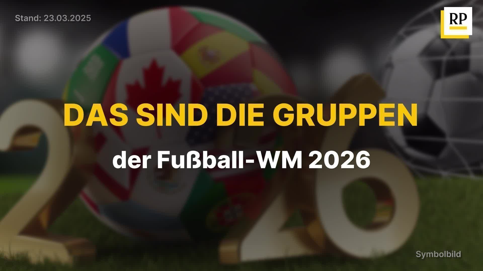 Das sind die Gruppen der Fußball-WM 2026