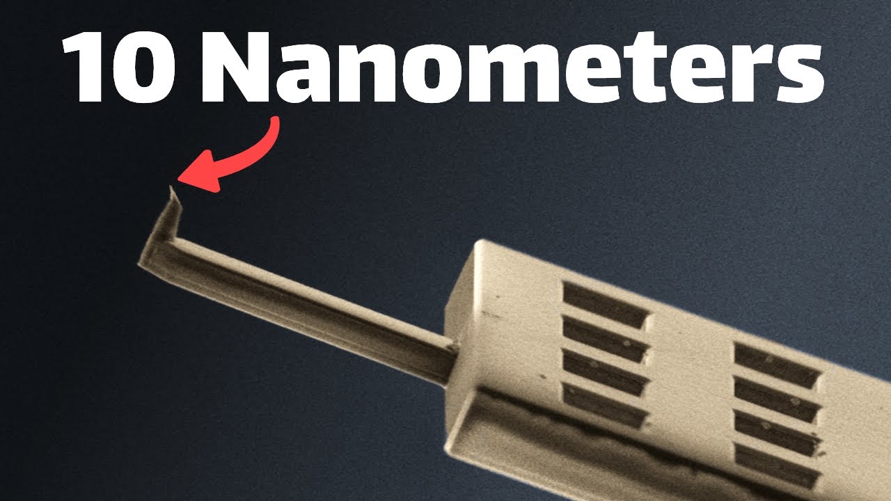 1,000,000x magnification with atomic force microscope
