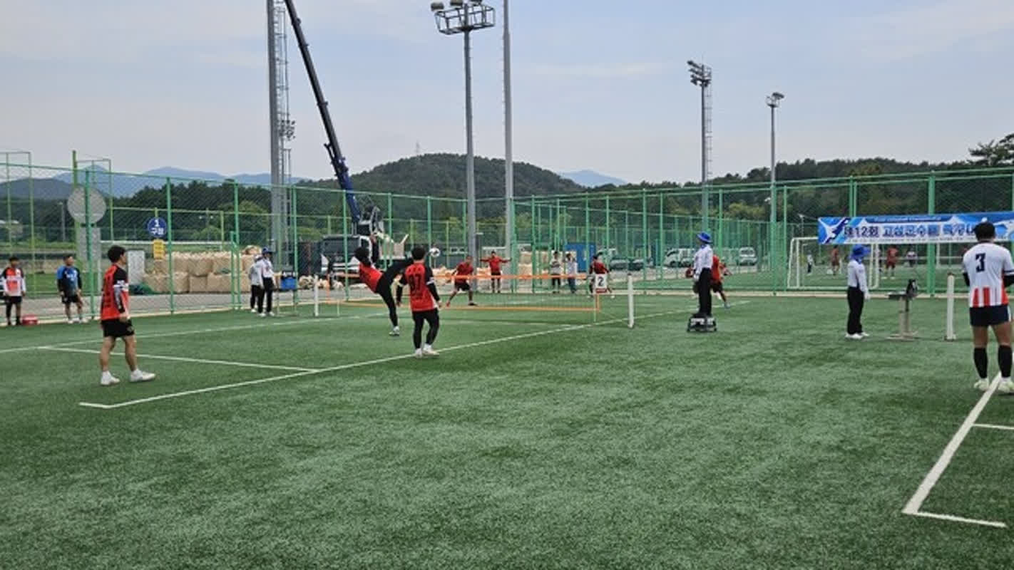 고성군, 제12회 군수배 족구 대회 개최