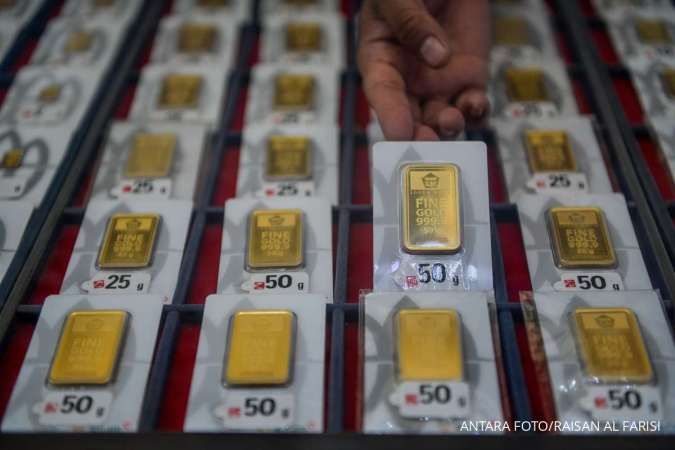 Harga Emas Antam Turun Rp 2.000 Jadi Rp 2.093.000 per Gram, Senin (15/9)
