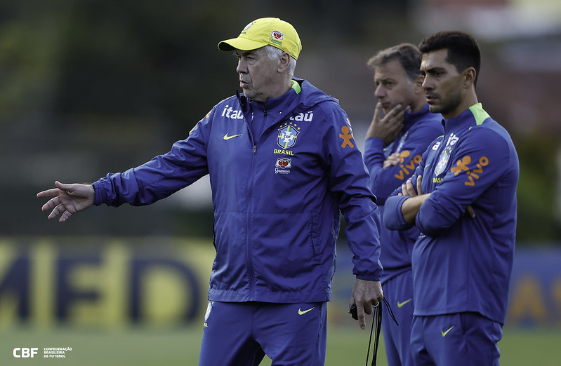 Ancelotti confirma escalação do Brasil com quatro atacantes